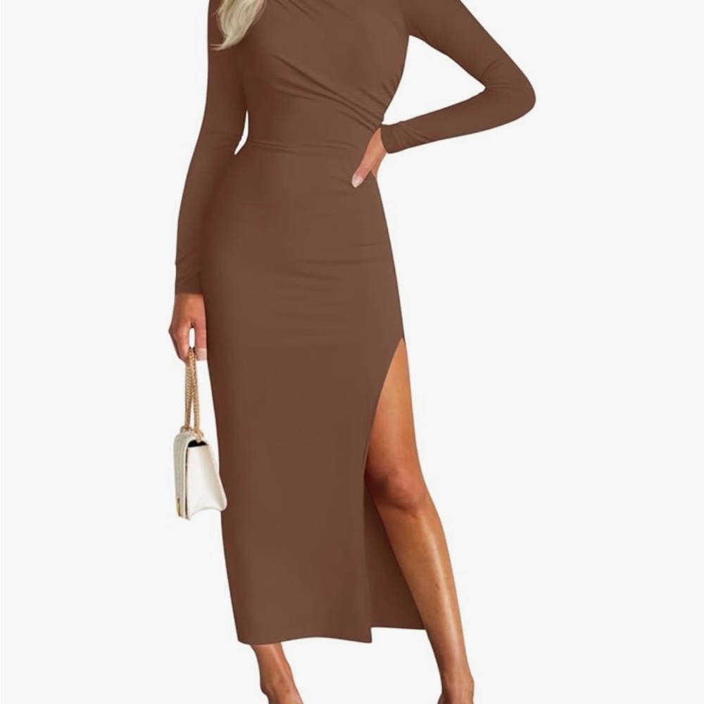 Mirol Chic Long Sleeve Maxi Dress